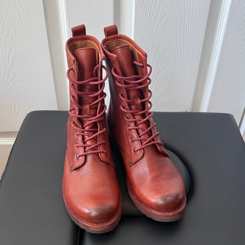 Frye Women's Ankle Boots in Rich Burgundy